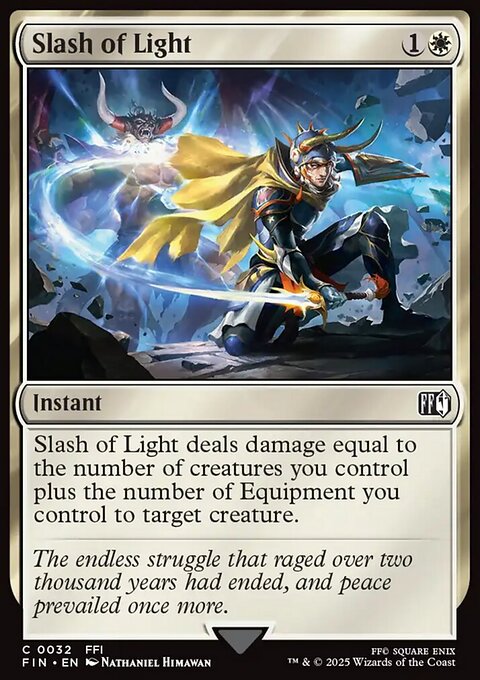 Slash of Light, Final Fantasy #32, Magic: The Gathering card