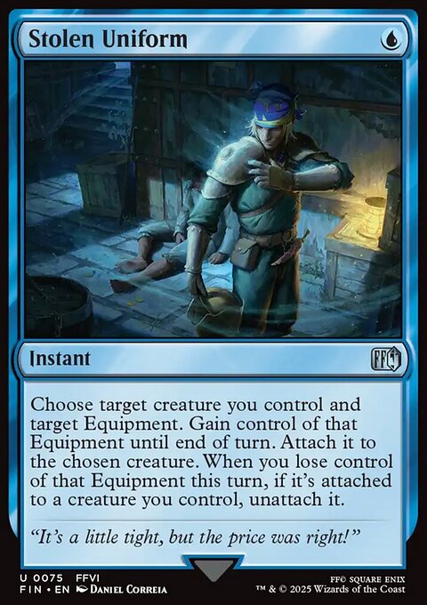 Stolen Uniform, Final Fantasy #75, Magic: The Gathering card