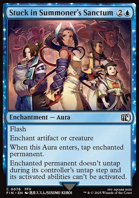 Stuck in Summoner's Sanctum, Final Fantasy #76, Magic: The Gathering card