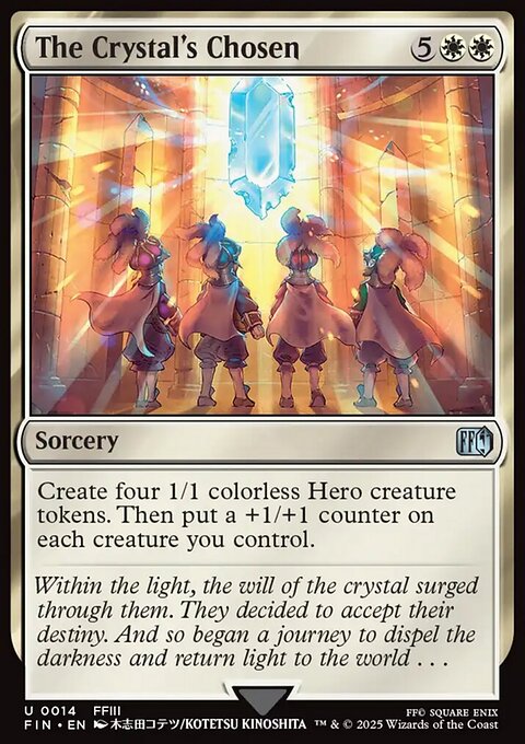 The Crystal's Chosen, Final Fantasy #14, Magic: The Gathering card