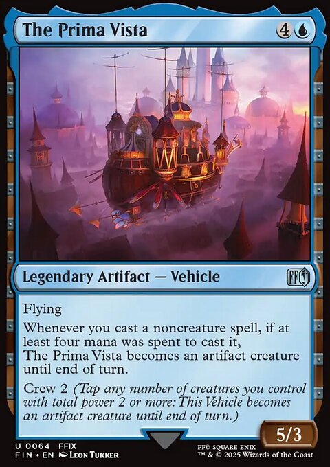 The Prima Vista, Final Fantasy #64, Magic: The Gathering card