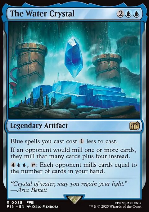 The Water Crystal, Final Fantasy #85, Magic: The Gathering card