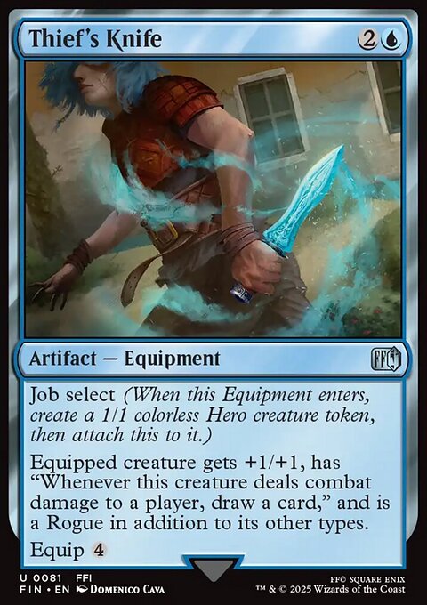 Thief's Knife, Final Fantasy #81, Magic: The Gathering card