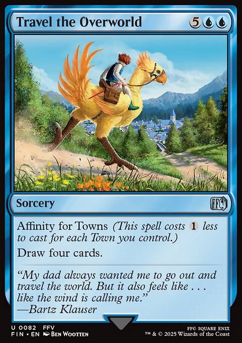 Travel the Overworld, Final Fantasy #82, Magic: The Gathering card