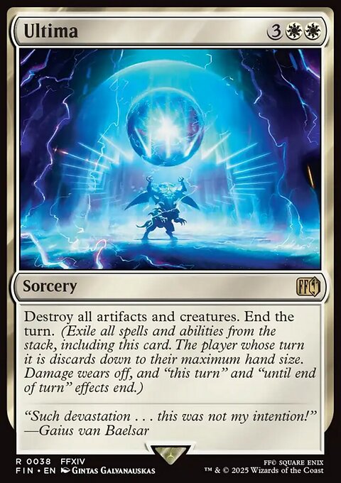 Ultima, Final Fantasy #38, Magic: The Gathering card
