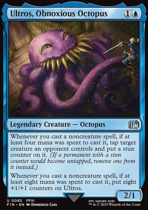 Ultros, Obnoxious Octopus, Final Fantasy #83, Magic: The Gathering card