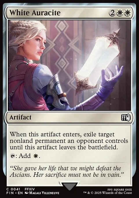 White Auracite, Final Fantasy #41, Magic: The Gathering card