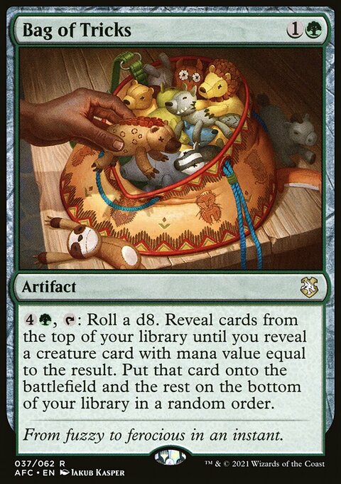 Bag of Tricks, Forgotten Realms Commander #37, Magic: The Gathering card