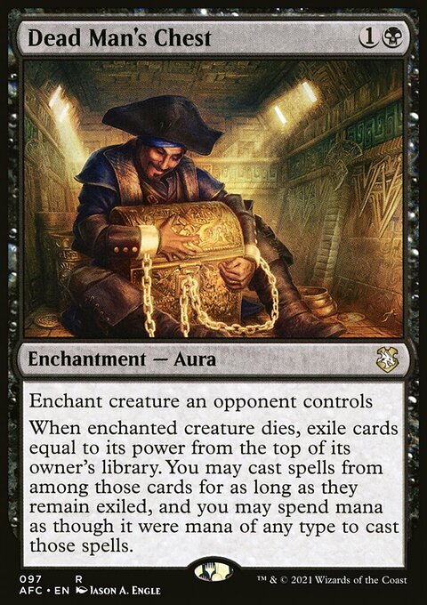Dead Man's Chest, Forgotten Realms Commander #97, Magic: The Gathering card