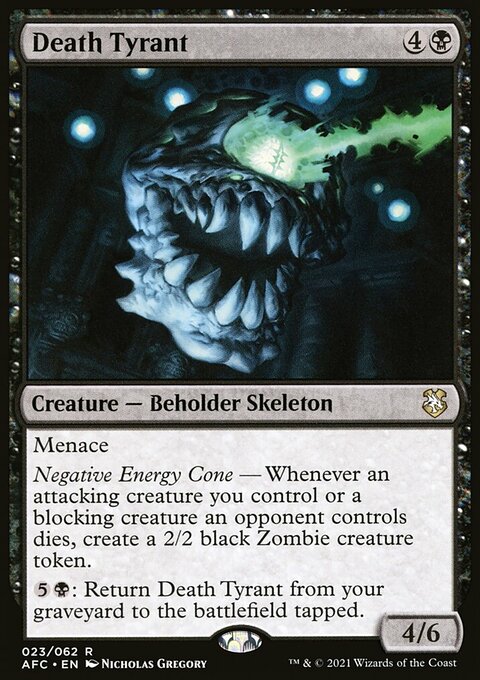 Death Tyrant, Forgotten Realms Commander #23, Magic: The Gathering card