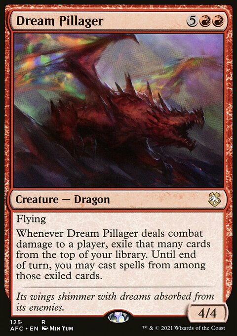 Dream Pillager, Forgotten Realms Commander #125, Magic: The Gathering card