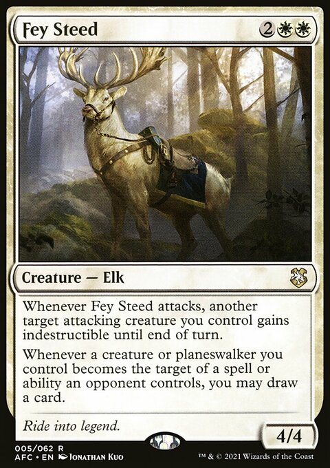 Fey Steed, Forgotten Realms Commander #5, Magic: The Gathering card