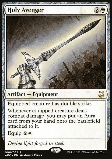 Holy Avenger, Forgotten Realms Commander #6, Magic: The Gathering card