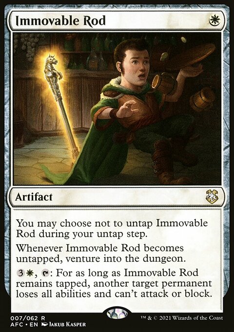 Immovable Rod, Forgotten Realms Commander #7, Magic: The Gathering card