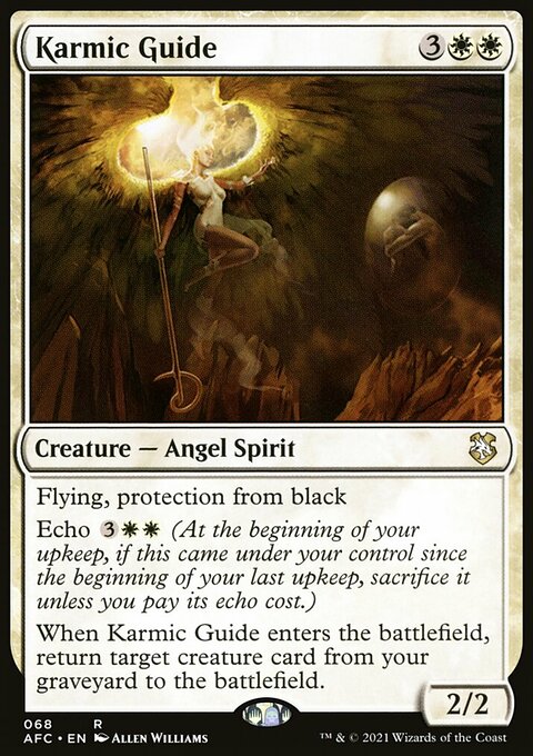 Karmic Guide, Forgotten Realms Commander #68, Magic: The Gathering card
