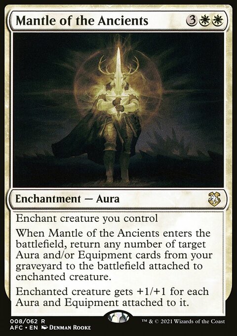 Mantle of the Ancients, Forgotten Realms Commander #8, Magic: The Gathering card