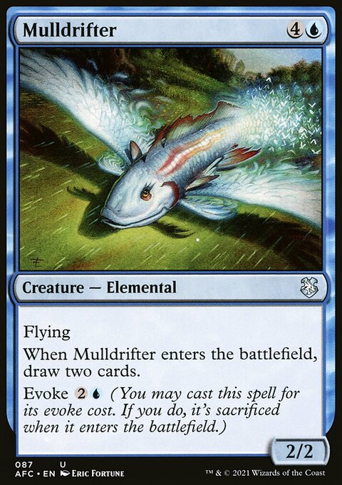 Mulldrifter, Forgotten Realms Commander #87, Magic: The Gathering card
