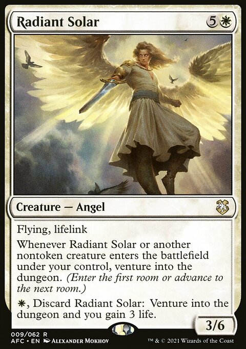 Radiant Solar, Forgotten Realms Commander #9, Magic: The Gathering card