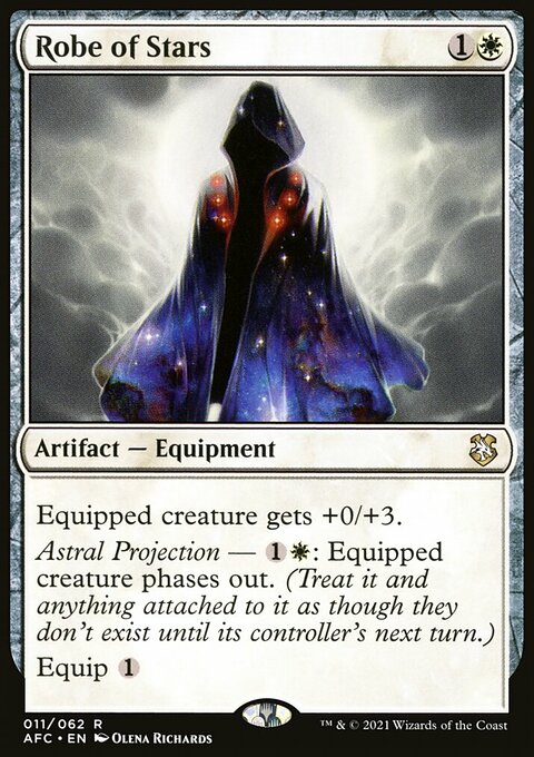 Robe of Stars, Forgotten Realms Commander #11, Magic: The Gathering card