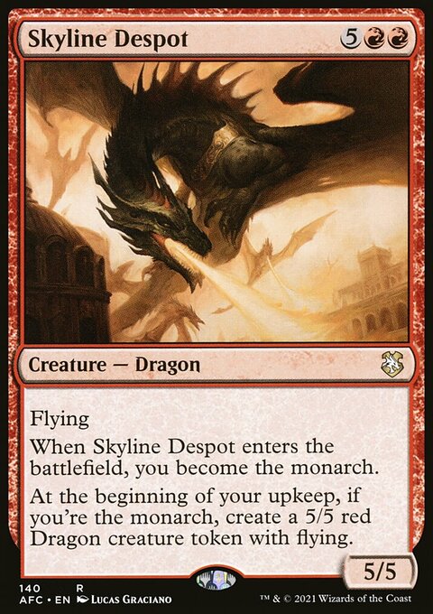 Skyline Despot, Forgotten Realms Commander #140, Magic: The Gathering card