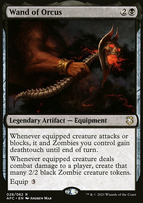 Wand of Orcus, Forgotten Realms Commander #28, Magic: The Gathering card