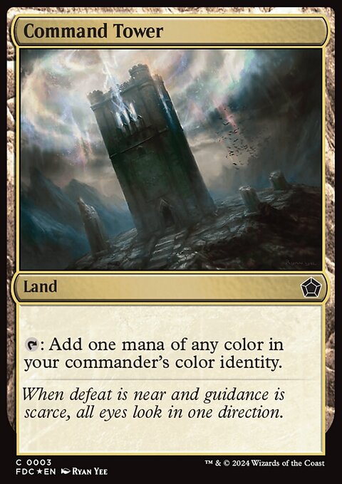 Command Tower, Foundations Commander #3, Magic: The Gathering card