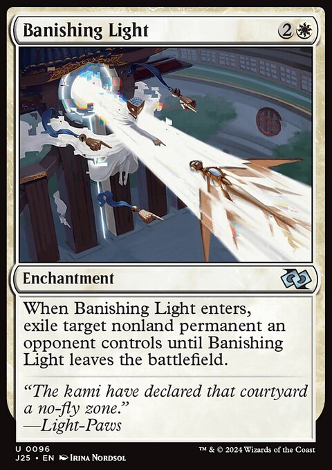 Banishing Light, Foundations Jumpstart #96, Magic: The Gathering card