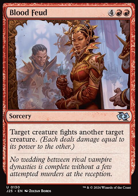 Blood Feud, Foundations Jumpstart #130, Magic: The Gathering card
