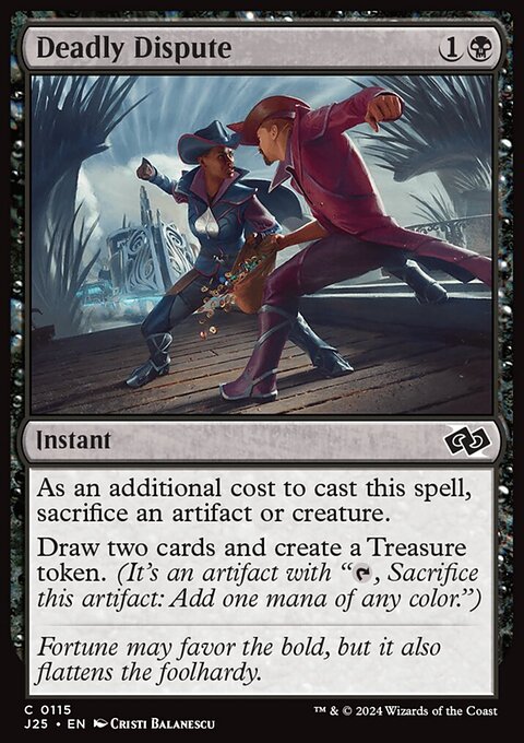 Deadly Dispute, Foundations Jumpstart #115, Magic: The Gathering card
