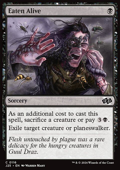 Eaten Alive, Foundations Jumpstart #116, Magic: The Gathering card