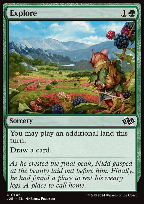 Explore, Foundations Jumpstart #146, Magic: The Gathering card