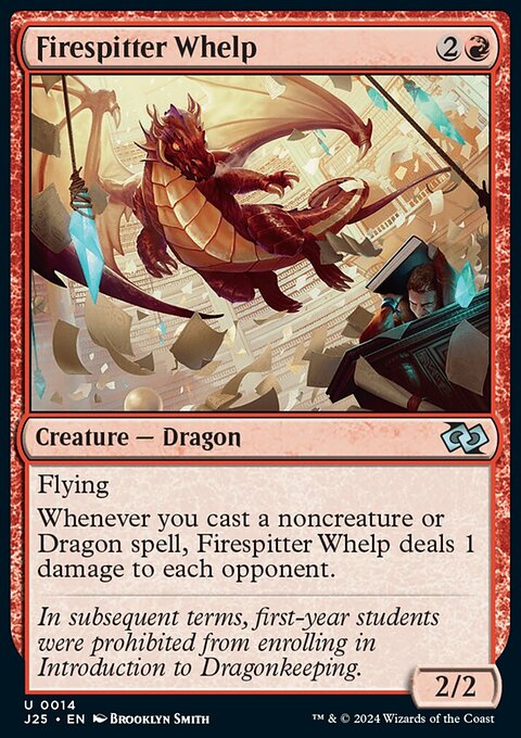 Firespitter Whelp, Foundations Jumpstart #14, Magic: The Gathering card