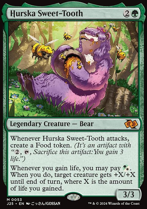 Hurska Sweet-Tooth, Foundations Jumpstart #53, Magic: The Gathering card