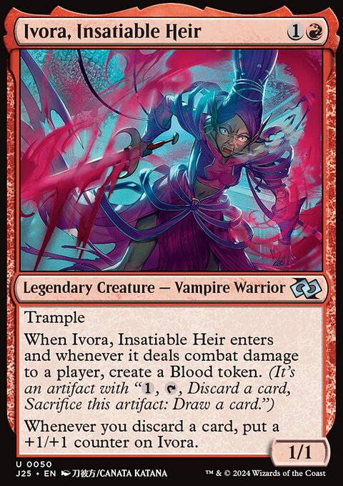 Ivora, Insatiable Heir, Foundations Jumpstart #50, Magic: The Gathering card