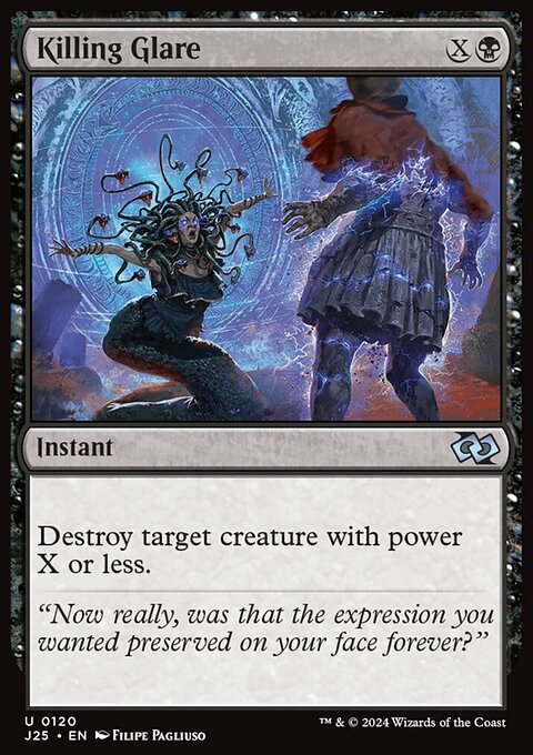 Killing Glare, Foundations Jumpstart #120, Magic: The Gathering card
