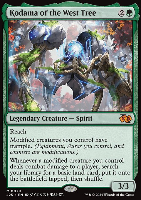 Kodama of the West Tree, Foundations Jumpstart #78, Magic: The Gathering card