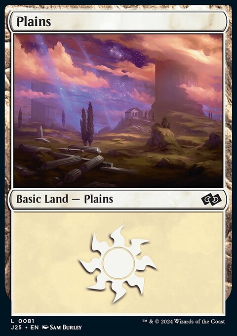 Plains, Foundations Jumpstart #81, Magic: The Gathering card