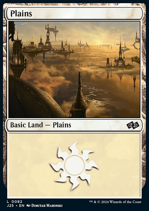 Plains, Foundations Jumpstart #82, Magic: The Gathering card