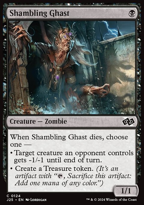 Shambling Ghast, Foundations Jumpstart #124, Magic: The Gathering card