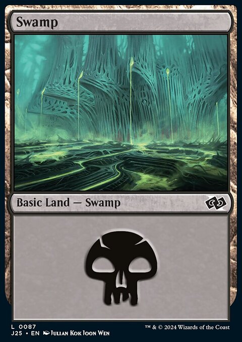 Swamp, Foundations Jumpstart #87, Magic: The Gathering card