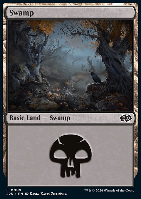 Swamp, Foundations Jumpstart #89, Magic: The Gathering card