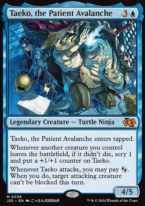 Taeko, the Patient Avalanche, Foundations Jumpstart #39, Magic: The Gathering card