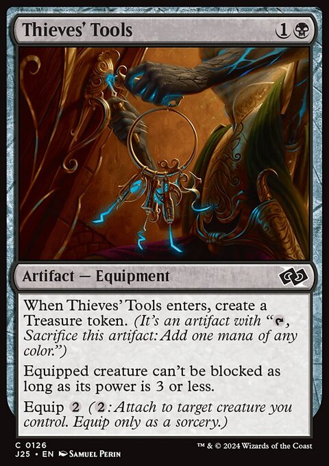 Thieves' Tools, Foundations Jumpstart #126, Magic: The Gathering card