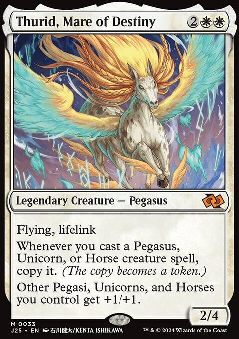 Thurid, Mare of Destiny, Foundations Jumpstart #33, Magic: The Gathering card