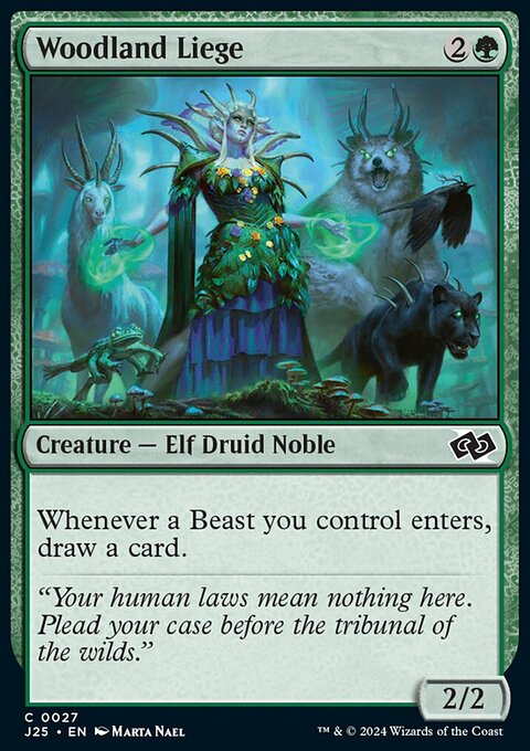 Woodland Liege, Foundations Jumpstart #27, Magic: The Gathering card