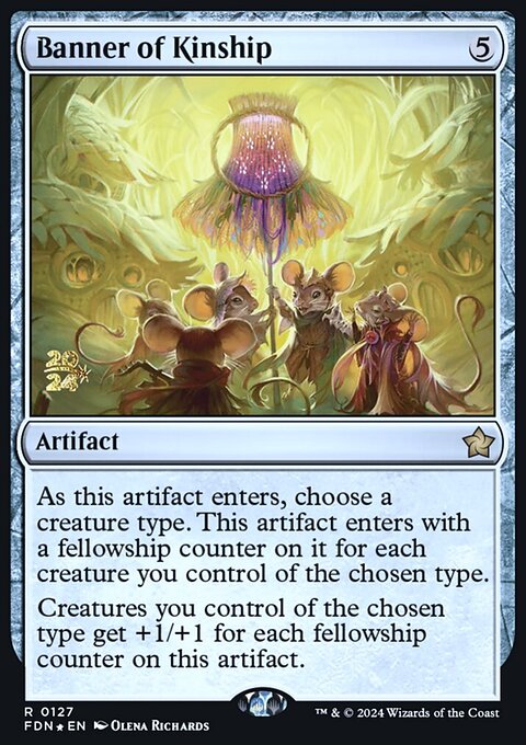 Banner of Kinship, Foundations Promos #127s, Magic: The Gathering card