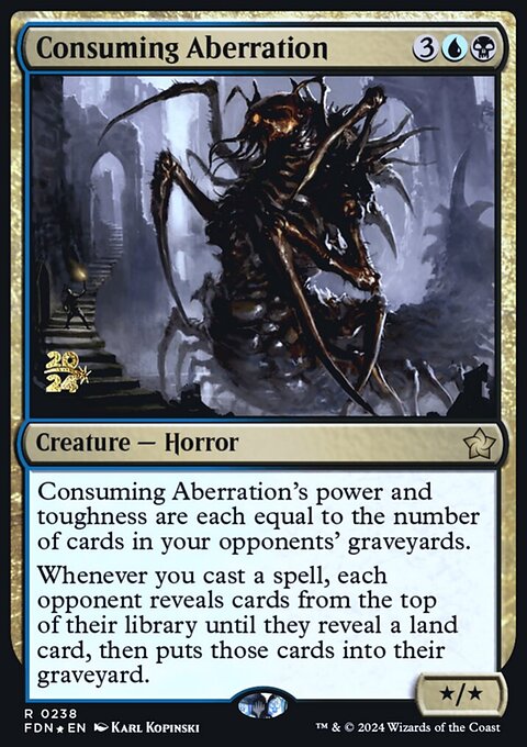 Consuming Aberration, Foundations Promos #238s, Magic: The Gathering card