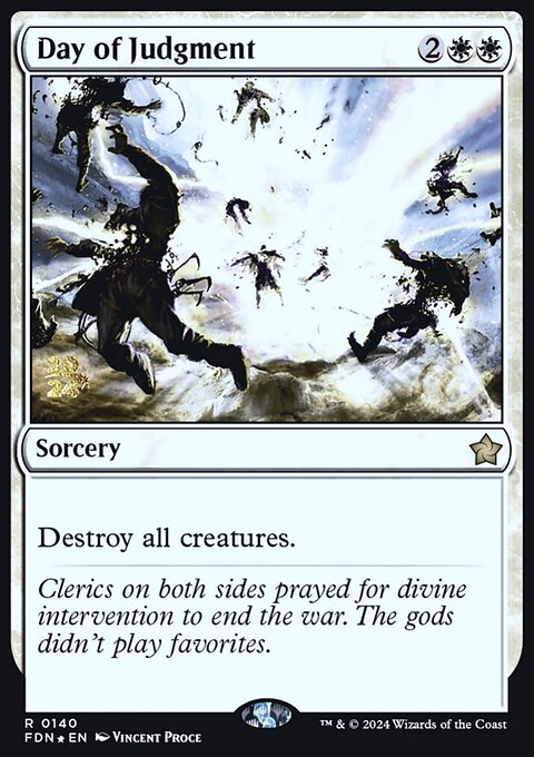 Day of Judgment, Foundations Promos #140s, Magic: The Gathering card