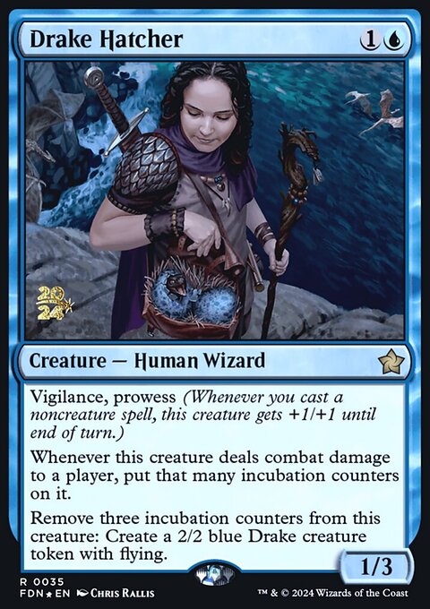 Drake Hatcher, Foundations Promos #35s, Magic: The Gathering card