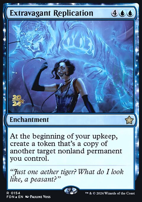 Extravagant Replication, Foundations Promos #154s, Magic: The Gathering card